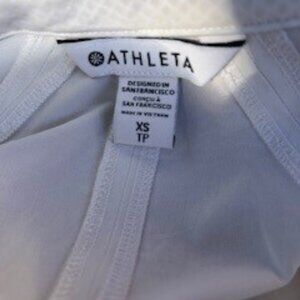Athleta  Hooded Extra Small White Lightweight Packable Activewear